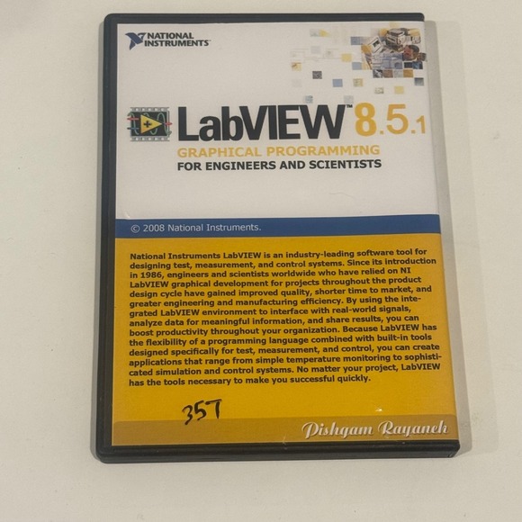 National Instruments LabVIEW 8.5.1 Professional Software 4 CD Set - Picture 2 of 3